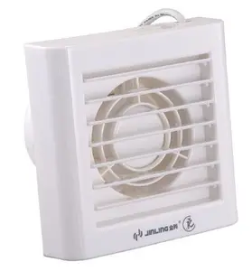 6 inç ticari mutfak davlumbaz havalandırma fanı çıkarıcı fan beyaz elektrikli panjur egzoz fanı