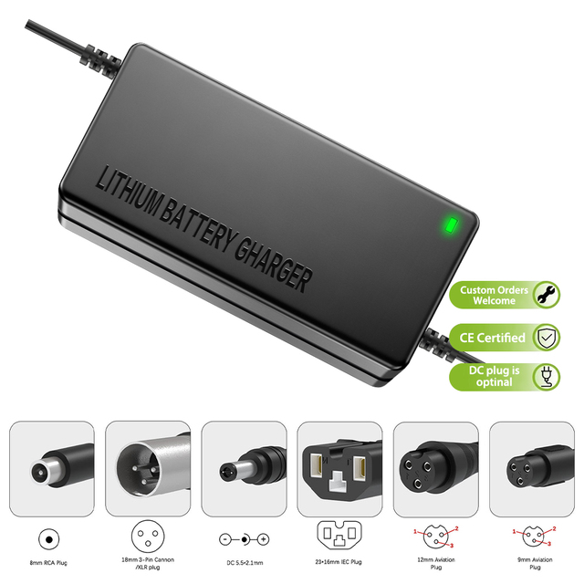 E BIKE Charger 48V2A Fast Plug-In Charger for Electric Bike & Scooter 3 Pin Carregador 48v 2a De Scooter Elétrico