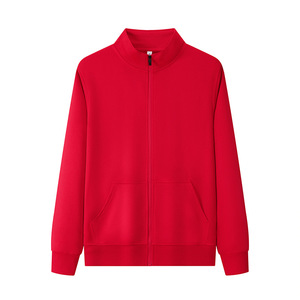 Sudadera con Cuello Alto, Naranja, Fibra de Poliéster, Delgada, Informal, Uniformes Escolares, Cierre Frontal con Cremallera, Manga Larga, Logotipo Personalizado - Product Image 2