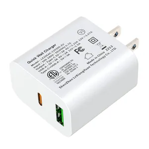 Duvar şarj pd 20 w 20 watt tip-c usb-c usb c + usb bir çift limanlar güç adaptörü hızlı şarj için apple telefon için iphone11-15