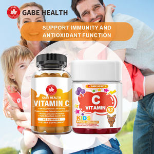 Vegan Vitamin C <b>Chewy</b> Gummies Immune Boost Skin Brightening Dietary Supplement Custom Label for Kids and Adults Whole Family - Product Image 2