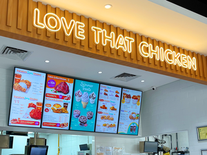 Cintoe tùy chỉnh 32 43 49 55 inch màn hình cảm ứng TV quán cà phê điện tử nhà hàng Bảng <span class=keywords><strong>menu</strong></span> - Product Image 6