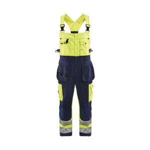 Blaklader-260318603389C50 Hi-Vis เอี๊ยมสีเหลือง/น้ำเงิน-ชุดทำงาน HI-VIS 7330509285817 - Product Image 1