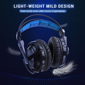 SADES Locust <span class=keywords><strong>Plus</strong></span> 7,1 Sonido envolvente Rgb Auriculares Over-Ear Wire Gaming Auriculares con micrófono Orejeras de cuero suave - Product Image 5