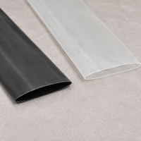 Tube thermorétractable XJ PVDF haute résistance mécanique, transparent, épaisseur de paroi 0,25 mm, avec service de découpe pour la protection des fils