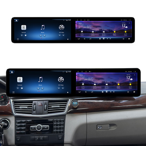 Kit di Navigazione GPS 25.6 Pollici con Schermo Touch Radio Universale per Auto Carplay Lettore DVD Android Auto per Mercedes E GLK W212 09-15 - Product Image 1