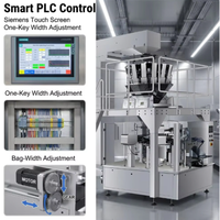 Machine automatique multifonctionnelle de pesage, remplissage et scellage pour l'emballage de riz soufflé, sucre, céréales, chips, plantain, banane et pomme de terre