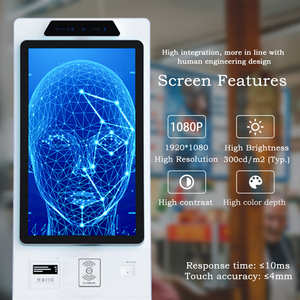 كشك خزائن 23.6/32 بوصة قارئ بطاقات لاسلكي بتتبع إلكتروني سريع المدى/rfid وجهاز قبول وفك المعاد تدويره ATM كشك خدمة ذاتية كازينو - Product Image 5