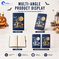 Carnet personnalisé Halloween en PU, impression numérique de haute qualité, livre pour enfants, papier offset, impression personnalisée OEM