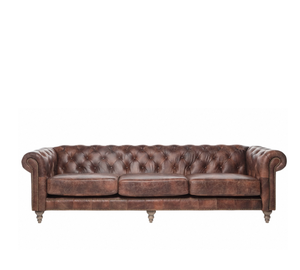 Hot <b>Sale</b> Genuine Leather Luxury <b>Chesterfield</b> <b>Sofa</b> Living Room Furniture Single Double Triple Seater Premium Button Tufted <b>Sofa</b> - Product Image 1