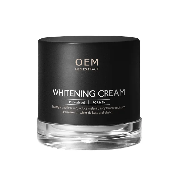 Private label skin whitening face cream for men firming cream manufacturer and whitening skin care face cream for men