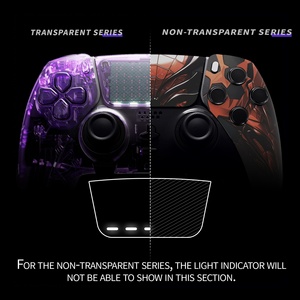 EXtremeRate ชุดเปลือกหุ้มด้านหน้าแบบกำหนดเองลาย Spider Armor สำหรับจอย PS5 Edge ด้านซ้ายและขวา - Product Image 4