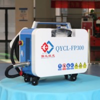 Nouvelle machine de nettoyage laser à fibre pulsée 300W, portable avec batterie, pour le décapage de peinture, la soudure, le bois, le métal, l'acier inoxydable et la pierre