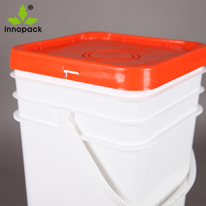Seau/panier carré en plastique de qualité alimentaire Innopack 20L pour le stockage de poudre alimentaire, d'huile et de peinture - Product Image 4