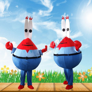 Hot Bán Halloween Cosplay Trang Phục Phim Hoạt Hình Xốp-Bob Và Patrick Sao Linh Vật Trang Phục Cho Đảng Linh Vật Trang Phục - Product Image 5