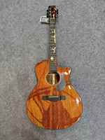 Fabrication OEM TGC-3 Guitare acoustique de 41 pouces avec table en épicéa, finition brillante, vente en gros, impression de logo, guitares de qualité