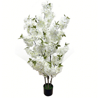 Neues Design Hochzeitsblumen Künstlicher Kirschblütenbaum Seiden-Kunstblumen für Innenräume Büro Bar Raumdekoration Blumenarrangement