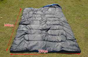 Sac de couchage d'urgence pour le camping en plein air, la randonnée, 3 saisons, résistant au froid, imperméable, type enveloppe, personnalisable, pour adultes, hiver, été - Product Image 3