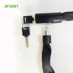 Candado Antirrobo Portátil Jijian de 6mm con Cadena, Control Estándar Seguro, Dos Llaves, Alta Resistencia <span class=keywords><strong>para</strong></span> Motocicleta, <span class=keywords><strong>Bicicleta</strong></span> y Accesorios - Product Image 3