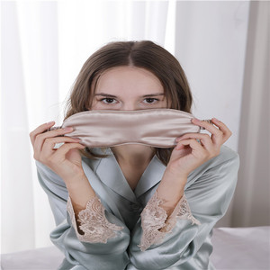 <span class=keywords><strong>Masque</strong></span> pour les yeux en soie de luxe de 19mm avec bande élastique réglable 100% tissu de mûrier pour un meilleur sommeil avec personnalisation - Product Image 6