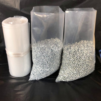 Sacs plats multifonctionnels en LDPE transparents sur mesure, grande capacité, pour emballage de pièces, vêtements et aliments