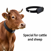 Traceur GPS 4G pour Vaches, Étanche, Alimenté par Énergie Solaire, Géorepérage Anti-Perte pour Chevaux, Mode de Positionnement GPS/LBS en Plastique, WiFi