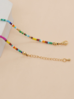 Go2boho Bohème coloré été collier de perles d'eau douce femmes cadeau fait à la main chaîne en or bijoux de mode Miyuki collier de perles