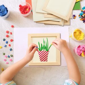 48 Paneles de Madera de 6 x 6 Pulgadas, Paneles de Lienzo de Madera sin Acabado para Pintura, Manualidades, Dibujo, Proyectos de <span class=keywords><strong>Arte</strong></span> - Product Image 5