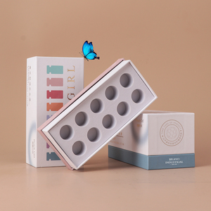 Caja de regalo con cajón para aceites esenciales, con polvo magnético de esencia impresa de alta calidad y polvo liofilizado, para envasado cosmético. - Product Image 1