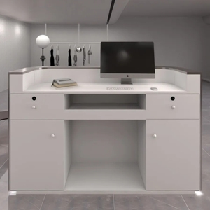 Custom Stainless Steel Bar Shop <b>Small</b> Cash Register Reception <b>Desk</b> Simple Barbershop Beauty Salon Front <b>Desk</b> - Product Image 4