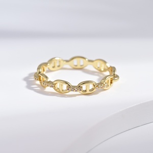 custom plata 925 <b>sterling</b> <b>silver</b> <b>adjustable</b> minimalist <b>ring</b> everyday gold plated Round Brilliant Cut gemstone <b>rings</b> for women - Product Image 5