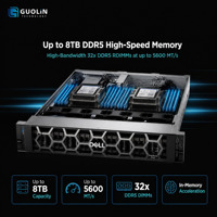 Expédition rapide en stock, serveur Dell PowerEdge R760 2U en rack, double processeur Intel Xeon, 8 To DDR5, prêt à être expédié