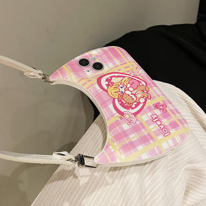 LeYi, venta al por mayor, <span class=keywords><strong>funda</strong></span> de teléfono móvil con diseño de bolso elegante para mujer con cuerda para <span class=keywords><strong>colgar</strong></span>, <span class=keywords><strong>funda</strong></span> de teléfono móvil anticaída para <span class=keywords><strong>Iphone</strong></span> 14 15 Pro Max - Product Image 2