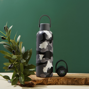 Venta caliente camuflaje deportes logotipo personalizado portátil de acero inoxidable aislado al vacío deportes botellas de agua - Product Image 4