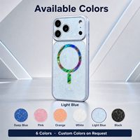 Coque rigide en PC effet nacre OEM, 6 couleurs au choix, chargement magnétique par aspiration, anti-chute pour iPhone 17, 17 Pro, 17 Pro Max, 18, 18 Pro, 18 Pro Max