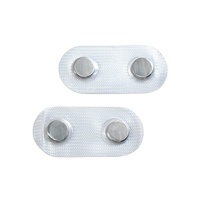 Taille personnalisée acheter aimants forme ronde pvc enduit néodyme boutons magnétiques invisibles à coudre