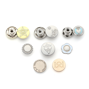 Tùy chỉnh Quảng trường logo trang trí <span class=keywords><strong>jean</strong></span> nút vàng kim loại hợp kim push <span class=keywords><strong>button</strong></span> <span class=keywords><strong>Maker</strong></span> với Shank phong cách cho demin - Product Image 6