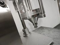 Machine de remplissage semi-automatique haute précision (0,1-1g) pour flacons de poudre lyophilisée en plastique, pour produits chimiques et de santé, garantie 3 ans
