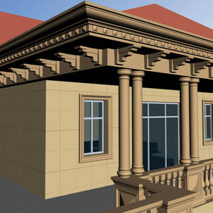 تشكيلات زينة للسقف، قوالب بلاستيكية من بلاستيك abs مثبتة، كرانيش لبناء الإسمنت والمنازل، قالب كوربل للخرسانة - Product Image 6