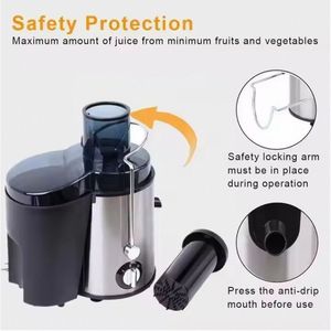 Stainless Steel Centrifugal <b>Juicer</b> Automatic Large Caliber Household & Commercial Use Machine <b>Juicer</b> - Product Image 4