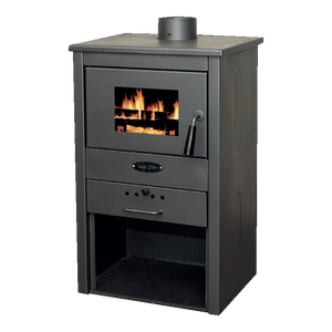 Estufa de Leña MONVISO Kreka de 7 kW, Chimenea de Hierro Fundido de Estilo Europeo para Calefacción Interior, para Uso en Cocina de Villa - Product Image 1