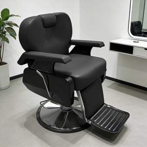 Sillas de Peluquería, Sillas de Salón de Belleza, Sillas Giratorias Ajustables para Cortar el Cabello, Nuevos Modelos Plegables - Product Image 5