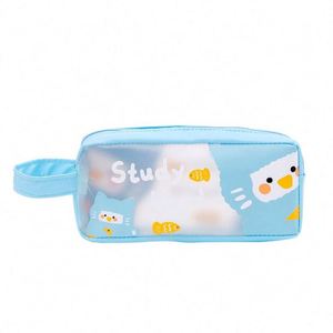 Estuche de Lápices Personalizado, Portátil, Impermeable, de PVC, con Diseño de Animales Adorables, para Niños, para la Escuela, para Guardar Material Escolar - Product Image 1