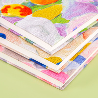 Usine personnalisée pas cher lin Journal carnet de croquis couverture rigide Art peinture aquarelle papier carnet de croquis cas lié tissu journaux