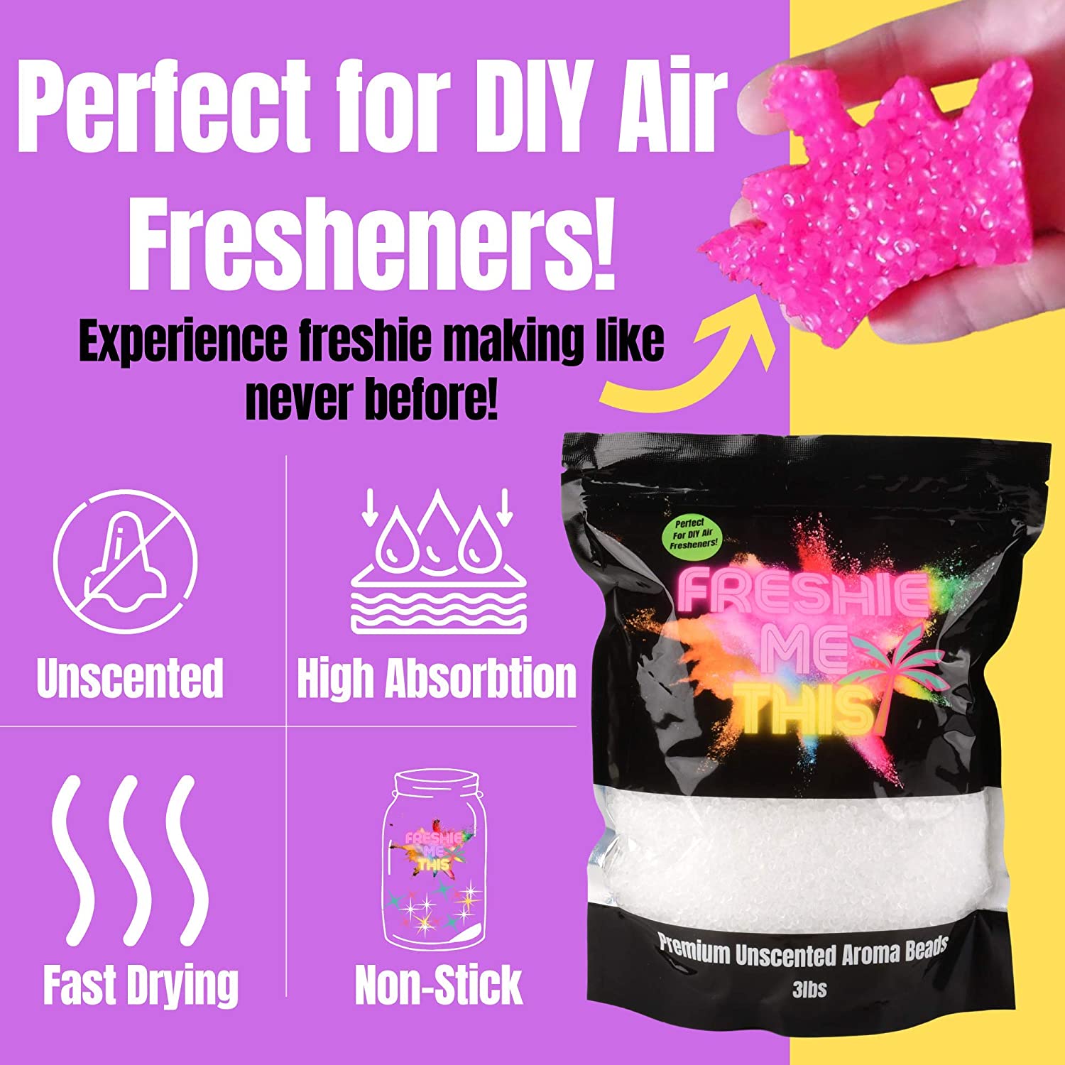 DIY Aroma Beads for Car Freshies Fragrance Oils Included