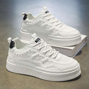 Chaussures pour hommes 2025, nouvelles chaussures de skate en toile confortables, baskets tendance, semelles épaisses, respirantes, chaussures de sport décontractées - Product Image 4