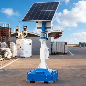 <b>Solar</b> Mobile Tower CCTV Power <b>System</b> 12V 24V Portable <b>Lighting</b> With Certification - Product Image 2