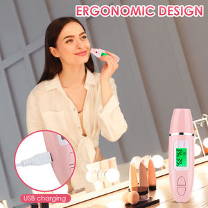Portátil recarregável LCD Digital pele umidade medidor para uso doméstico pele Facial Analyzer - Product Image 6