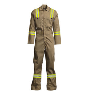 Combinaison <span class=keywords><strong>Workmaster</strong></span> ignifuge en coton bleu marine Protection ESD Vêtements de travail pour champs pétroliers - Product Image 6