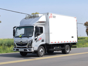 ไฟ16-18CBM รถบรรทุกติดตู้เย็นแบบเกียร์ธรรมดา Foton 4x2สำหรับอาหารผักน้ำมันดีเซลแบบใหม่ - Product Image 5